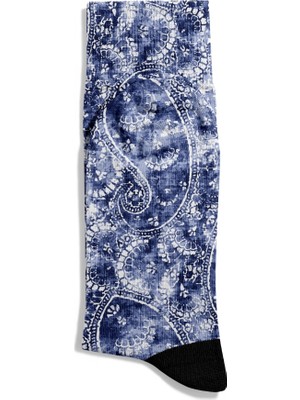 Eğlenceli Çorap Unisex Etnik Fw Detay Baskılı Çorap