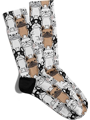 Eğlenceli Çorap Unisex Dog Cute Sevimli Hayvanlar Baskılı Çorap