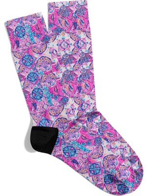 Eğlenceli Çorap Unisex Cool Etnik Desen Baskılı Çorap