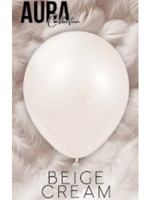 Feyza Design 5 Inç Mini Bej Metalik Balon 20 Adet