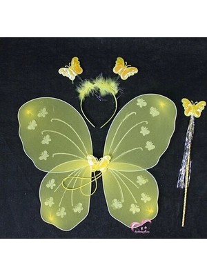 Esranın Dünyası Kelebek Kanat Seti Sarı Renk (4887) RSGO34-ESRDNS