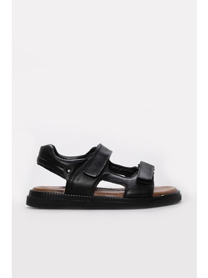 Fast Step Hakiki Deri  Erkek Klasik Sandalet 306MAS-980