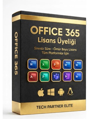 Microsoft Office 365 Pro 5 Cihaz Süresiz Kullanım - Windows, Ipad, Tablet, Macos, Android, Ios, Macbook