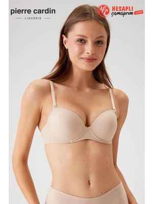 Pierre Cardin Lingerie Premium 6040 Madrid Balenli Desteksiz Dolgusuz Micro Basic Askıları Çıkabilen Kutulu Tek Sütyen