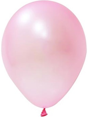 Feyza Design 12" Pembe Metalik Balonlar - 25 Adet