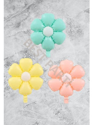 Feyza Design Çok Renkli Folyo Balon Seti 3'lü Karışık