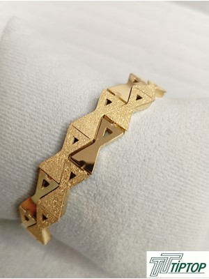 TIPTOP Kelebek Model Gold Renk Kelepçe Bileklik