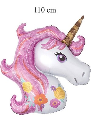 Feyza Design Pembe Folyo Balon 110 cm - Şişirilebilir Parti Malzemesi