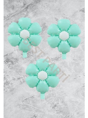Feyza Design Yeşil Folyo Balon Seti 3'lü Makaron Hobi & Eğlence