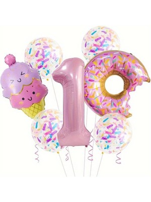 Feyza Design Pembe Şişirilebilir Balon Seti - Parti ve Eğlence Malzemeleri