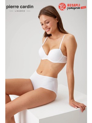Pierre Cardin Lingerie Premium 6040 Madrid Balenli Desteksiz Dolgusuz Micro Basic Askıları Çıkabilen Kutulu Tek Sütyen