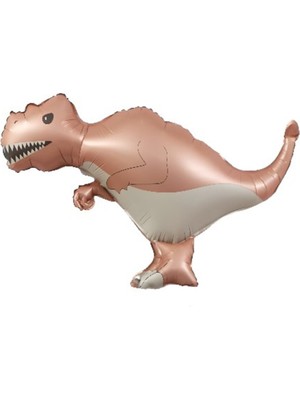 Feyza Design Retro Kahverengi Dinozor Balon - Doğum Günü Parti Malzemeleri