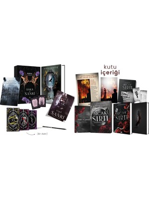 Ephesus Yayınları Saka ve Sanrı Tek Kitaplık Hediyeli Kutu ve Bıçak Sırtı 1 Hükümdar Hediyeli Kutu
