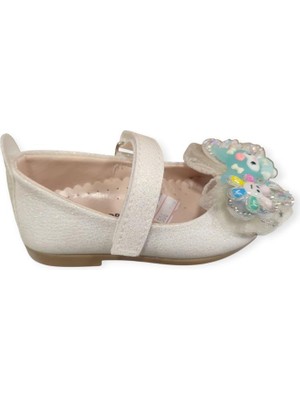 Minican HY-506 Taşlı Fiyonk Detaylı Kız Çocuk Babet