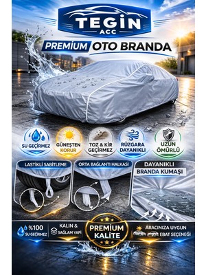 Tegin ACC Hummer H1 Uzun Şase (1992-2006) Uyumlu Premium Araba Brandası Jp3