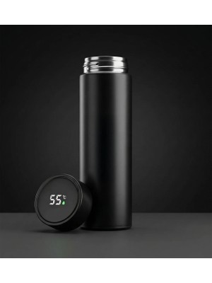vegahediye v vega Dereceli Paslanmaz Çelik Termos Siyah Renk 450ML