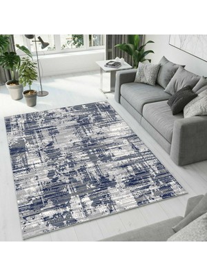 Colorix Carpet Dijital Baskı Dekoratif Kaymaz Taban Antibakteriyel Yıkanabilir Halı NO:2451