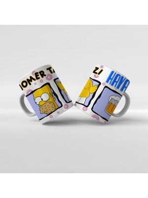 Baskılı Kupa Bardak The Simpsons Karakterleri - 10