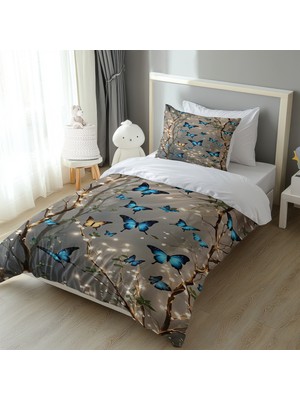 Kelebekli Nevresim Takımı M78