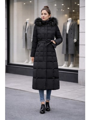 Barbora Günlük Kışlık Tam Boy Kadın Şişme Mont