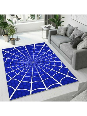 Colorix Carpet Dijital Baskı Dekoratif Kaymaz Taban Antibakteriyel Yıkanabilir Halı NO:2418