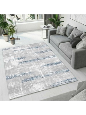 Colorix Carpet Dijital Baskı Dekoratif Kaymaz Taban Antibakteriyel Yıkanabilir Halı NO:2444