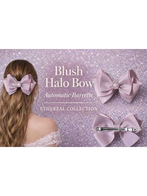 Blush Halo Bow  Toka