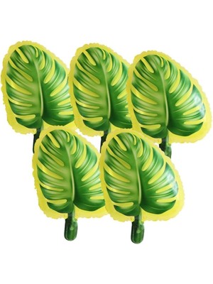 Feyza Design Yeşil Folyo Balon 52X37 cm 5'li Paket - Parti Malzemeleri
