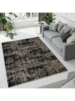 Colorix Carpet Dijital Baskı Dekoratif Kaymaz Taban Antibakteriyel Yıkanabilir Halı NO:2764