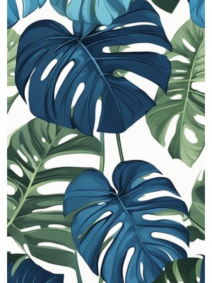 Colorix Carpet Dijital Baskı Dekoratif Kaymaz Taban Antibakteriyel Yıkanabilir Halı NO:2732