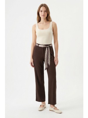 Rays Acı Kahve Fular Detay Pantolon 8372A