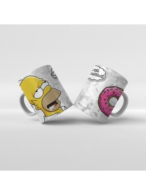 Baskılı Kupa Bardak The Simpsons Karakterleri - 1