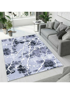 Colorix Carpet Dijital Baskı Dekoratif Kaymaz Taban Antibakteriyel Yıkanabilir Halı NO:2772