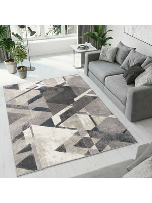 Colorix Carpet Dijital Baskı Dekoratif Kaymaz Taban Antibakteriyel Yıkanabilir Halı NO:2582