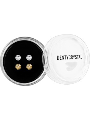 Generic Dentycrystal Diş Pırlantası Altın Vampir Gözyaşı Desenli (Avusturya Kristallerinden Oluşturulmuş Özel Set )