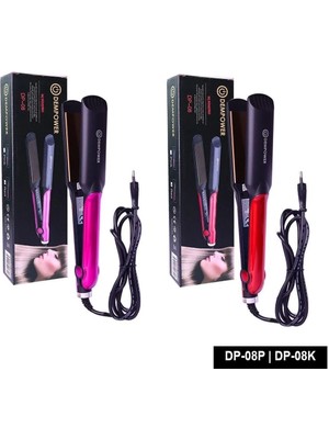 Özgün Adım Dempower Saç Düzleştirici Kırmızı - Profesyonel Isı Ayarlı Seramik Kaplama