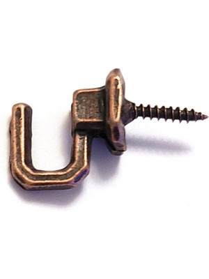 EkoAlışverişDünyam Vidalı Kanca, Askı Küçük - 15X23MM, Eskitme - 1 Adet