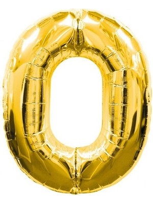 Alvo Store Buğz Altın Sarısı Folyo Rakam Balon 1 Metre
