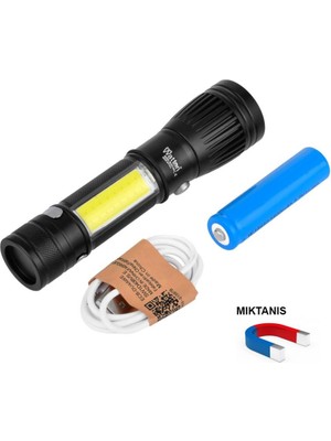 Uzun Menzilli El Feneri Mıknatıslı