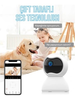 Alvo Store Buğz Çift Taraflı Ses Özellikli Wi-Fi Kamera