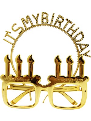 EkoAlışverişDünyam My Birthday Taç ve Gözlük