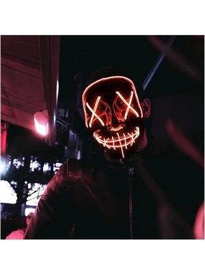 Alvo Store Buğz LED Işıklı Turuncu Maske