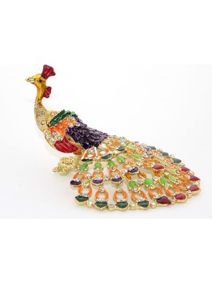 Taşlı Tavuskuşu Biblo