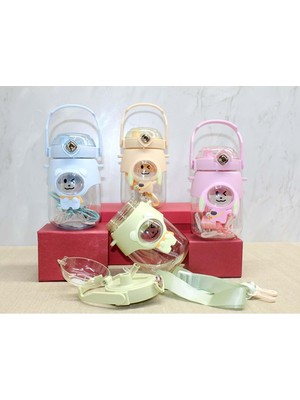 Üsten Tutmalı Askılı Su Matarası 500 ml