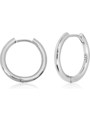 925 Ayar Gümüş Halka Kadın Küpe