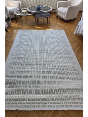 Elvey Home Monaco 220 Krem Iskandinav Sisal Bukle Bohem Yumuşak Özel Ölçü Salon Koridor Mutfak Halı Yolluk