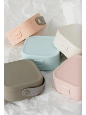 TE Dükkan Buğz Aynalı Makyaj Kutusu Çanta Boy