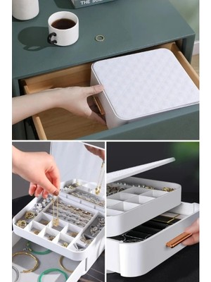 TE Dükkan Buğz Aynalı Takı Organizeri