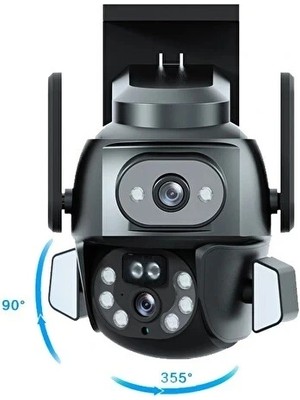 Alvo Store Buğz 3mp + 3mp Wi-Fi Ip Tf Kart Girişli Optik Zoom Kamera