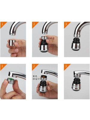 Alvo Store Buğz Su Tasarruflu 2 Modlu Musluk Başlığı Kısa